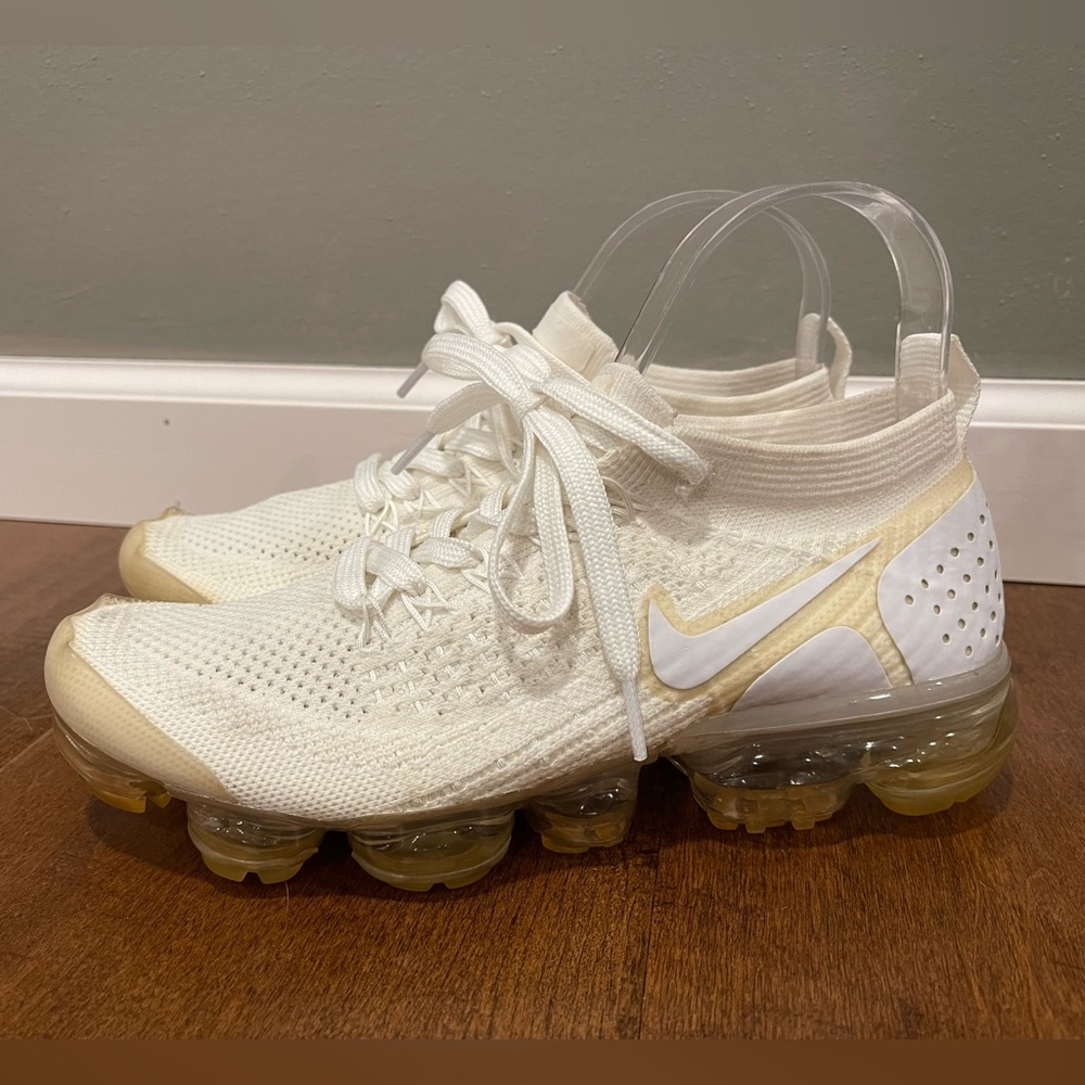 Nike Air VaporMax 2 White Pure Platinum 942843-100 Ladies Shoes - Women’s 8 - Picture 4 of 9